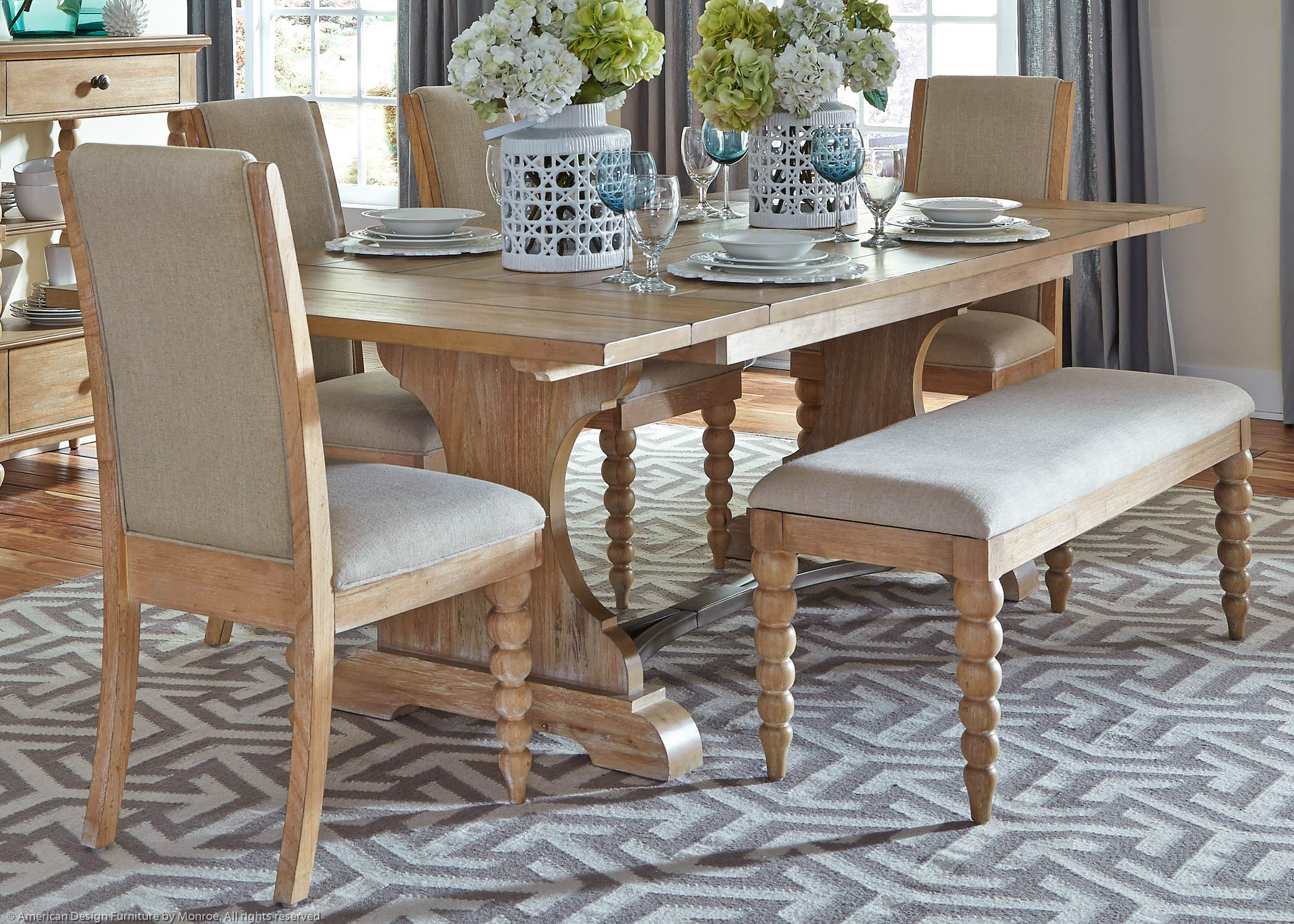 Chesapeake Casual Table Pic 2 (Heading Trestle Table)